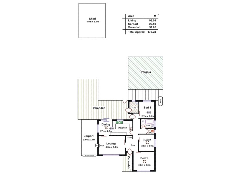 391 Railway Terrace, North Haven SA 5018 Floorplan
