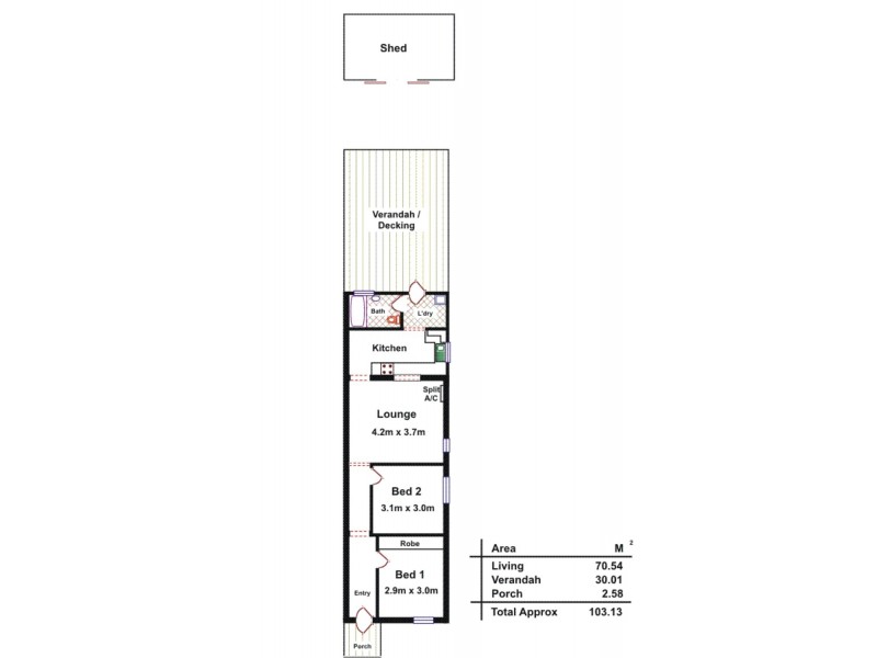 10  Lee Terrace, Rosewater SA 5013 Floorplan