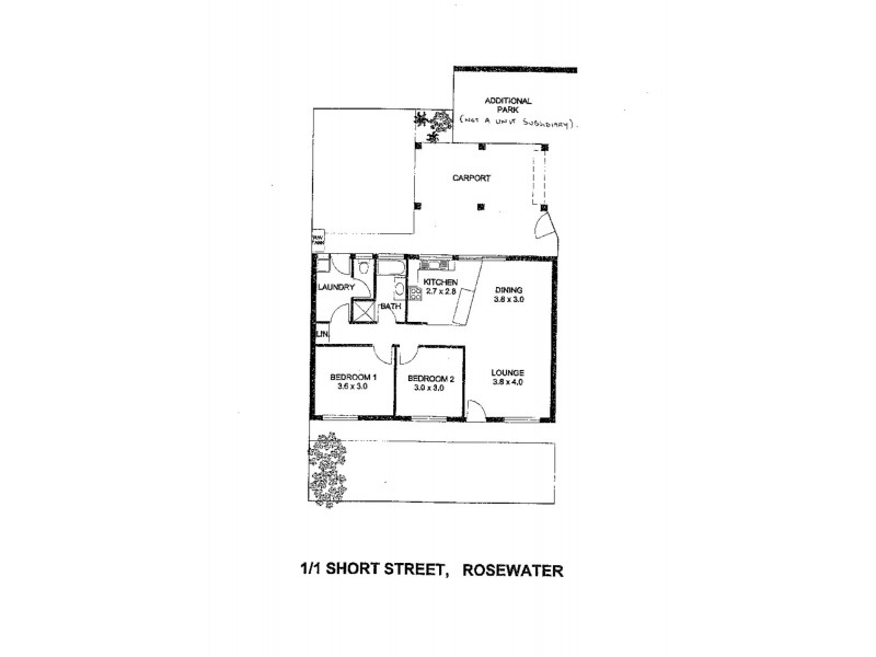 1/1 Short Street, Rosewater SA 5013 Floorplan