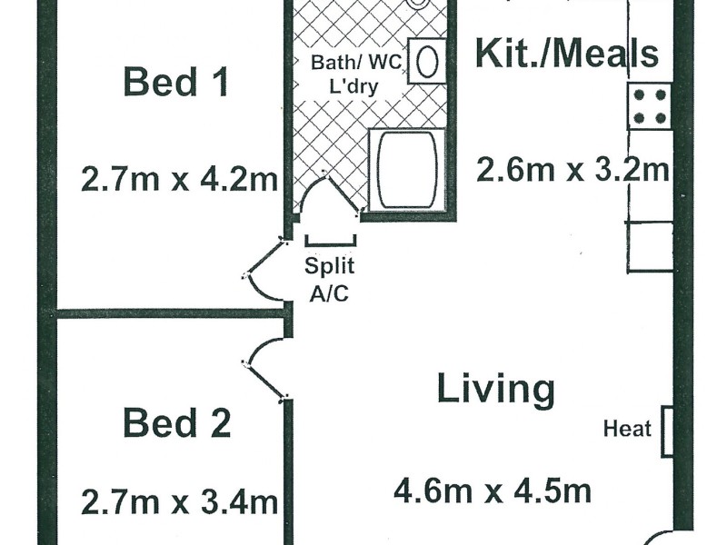 2/10 Angas Street, Alberton SA 5014 Floorplan