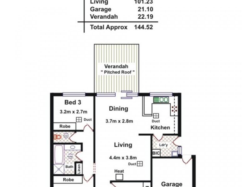 3 Townsend Court, North Haven SA 5018 Floorplan