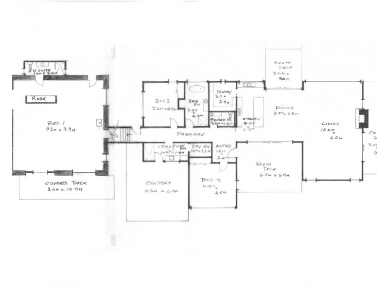 285 South Cathedral Lane, Buxton VIC 3711 Floorplan