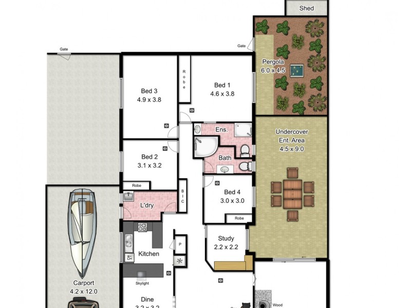 12 Semmens Road, Mclaren Vale SA 5171 Floorplan