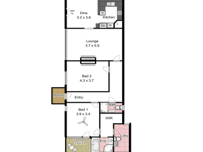 11 Lysle Street, Brooklyn Park SA 5032 Floorplan