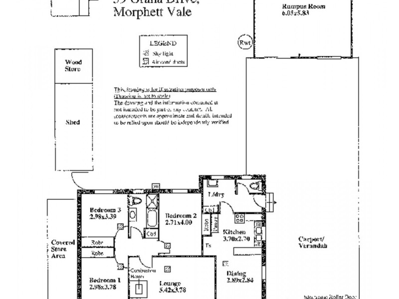 59 Orana Drive, Morphett Vale SA 5162 Floorplan