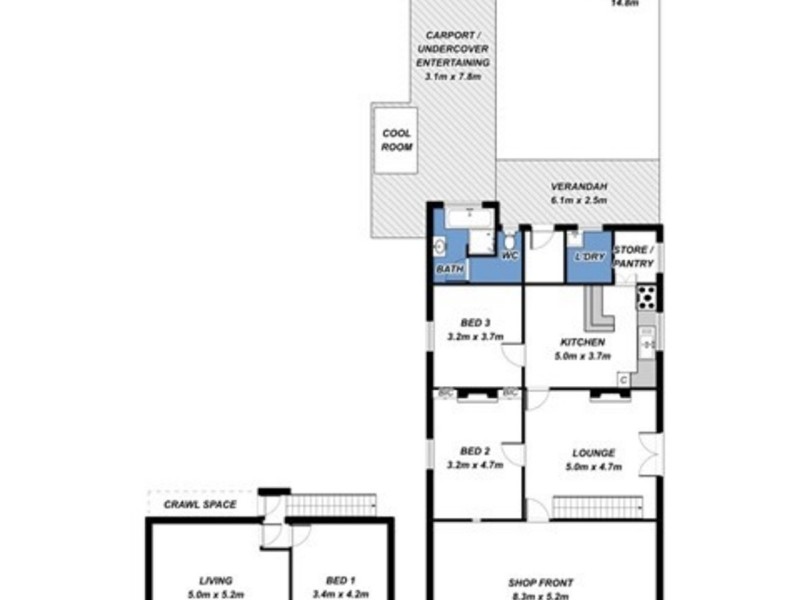2a Cadell Street, Goolwa SA 5214 Floorplan