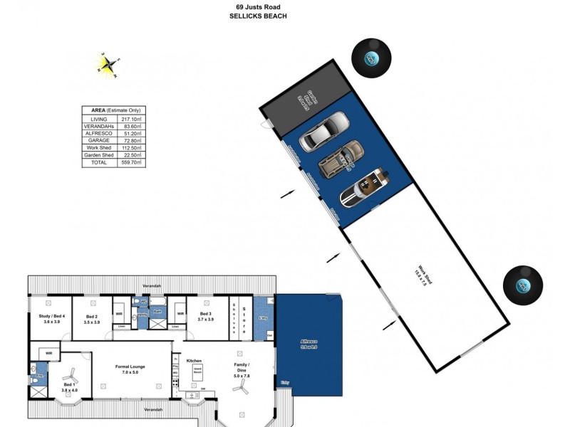 69 Justs Road, Sellicks Beach SA 5174 Floorplan
