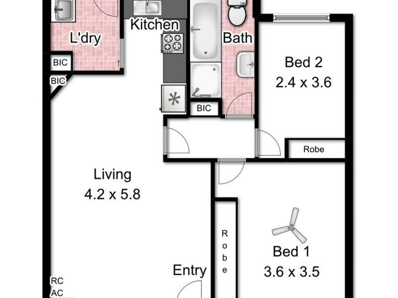 2/65 Dudley Avenue, Daw Park SA 5041 Floorplan