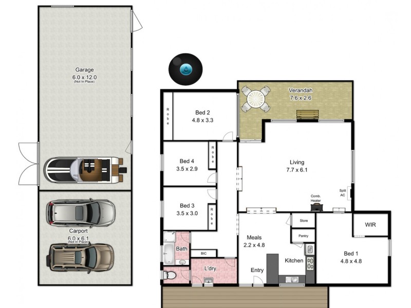 16 Swampy Crescent, Nangkita SA 5210 Floorplan