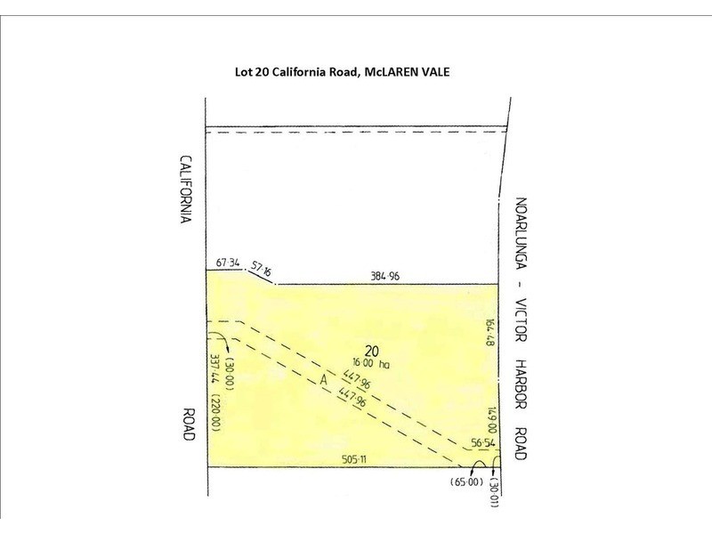 Lot 20 California Road, Mclaren Vale SA 5171