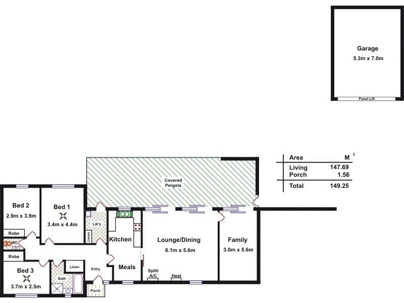 16 Seaview Avenue, Kingston Park SA 5049 Floorplan