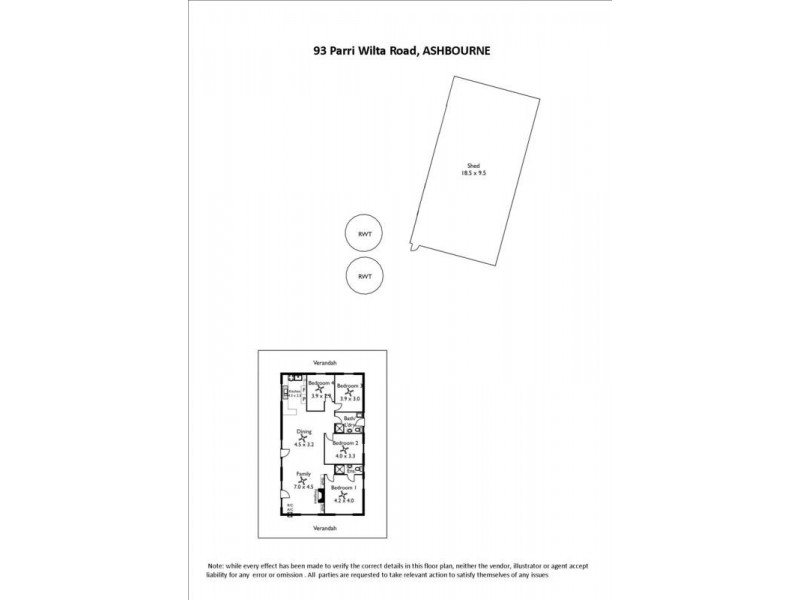 93 Parri Wilta Road, Ashbourne SA 5157 Floorplan