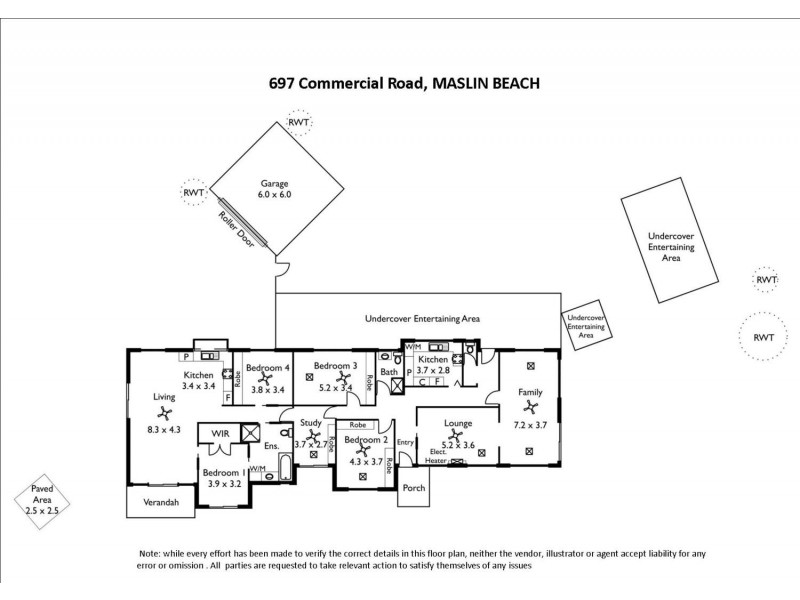 697 Commercial Road, Maslin Beach SA 5170 Floorplan