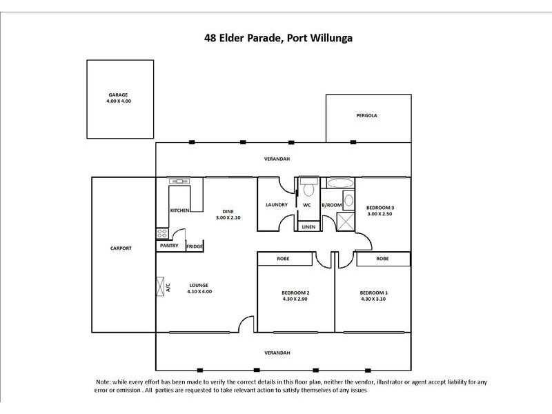 48 Elder Parade, Port Willunga SA 5173 Floorplan