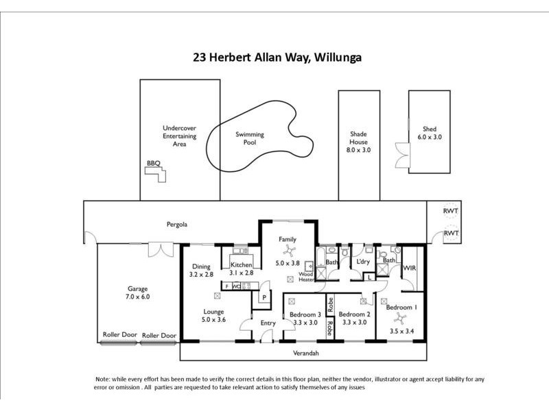 23 Herbert Allan Way, Willunga SA 5172 Floorplan