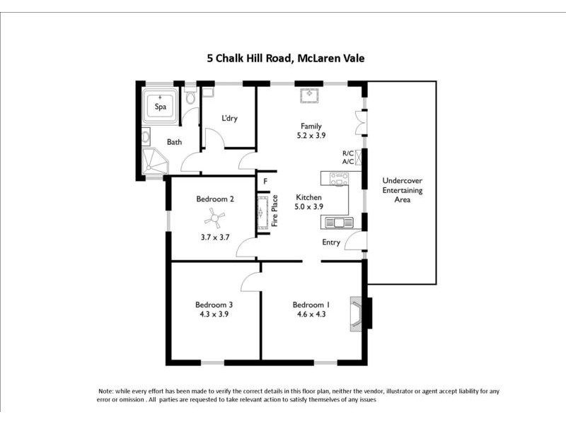 5 Chalk Hill Road, Mclaren Vale SA 5171 Floorplan