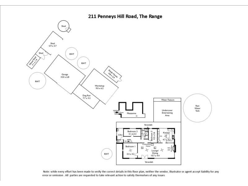211 Penneys Hill Road, The Range SA 5172 Floorplan