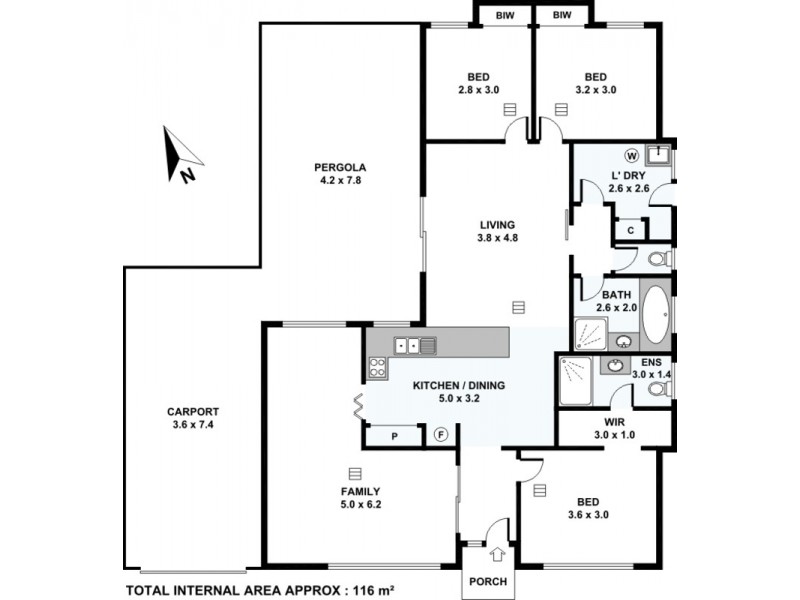 40 St Andrews Way, Morphett Vale SA 5162 Floorplan