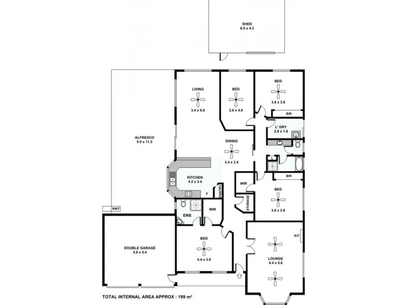 3 Cowper Court, Willunga SA 5172 Floorplan