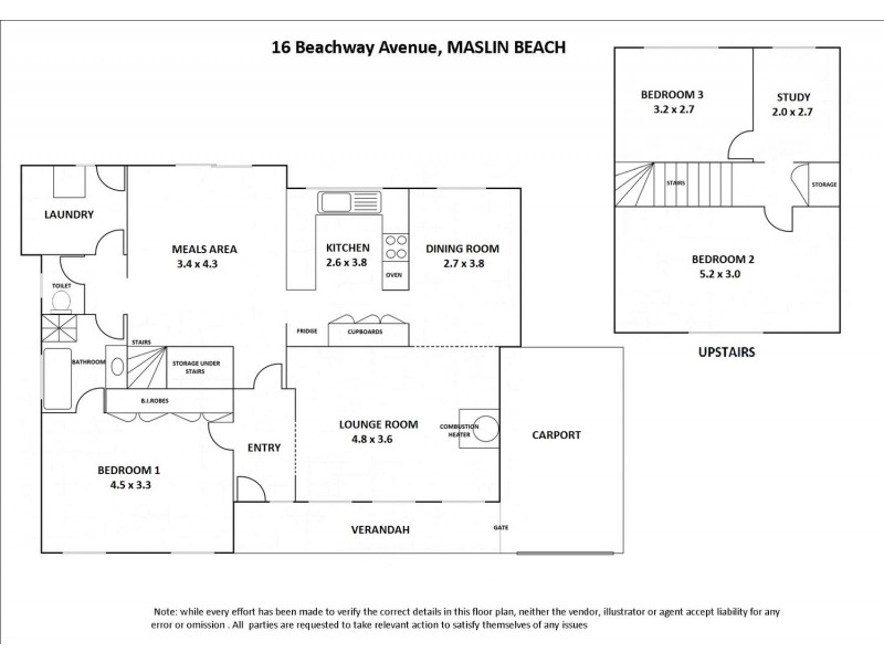 16  Beachway Avenue, Maslin Beach SA 5170 Floorplan