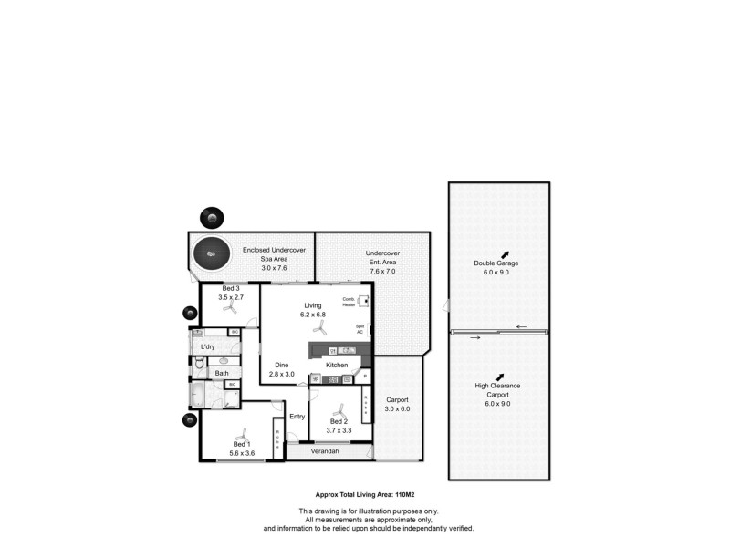 5 Savoy Place, Sellicks Beach SA 5174 Floorplan