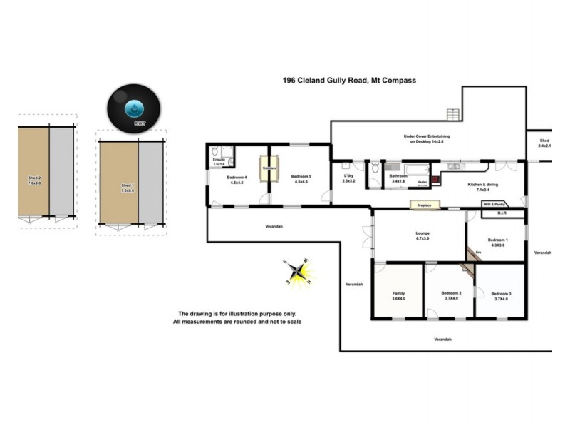 196 Cleland Gully Road, Mount Compass SA 5210 Floorplan