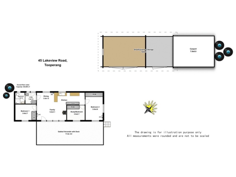 45 Lakeview Road, Tooperang SA 5255 Floorplan