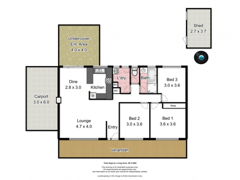 7 Gregory Street, Port Elliot SA 5212 Floorplan
