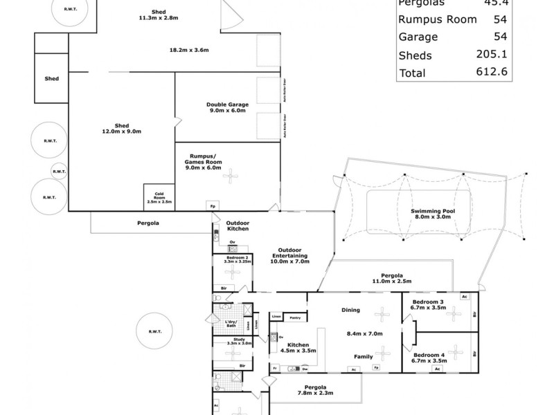985 McLaren Flat Road, Kangarilla SA 5157 Floorplan