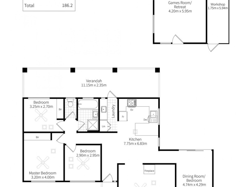 51 Trim Crescent, Old Noarlunga SA 5168 Floorplan
