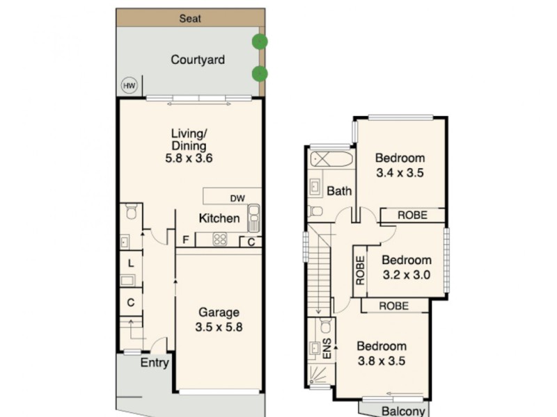 51 Little Curran Street, North Melbourne VIC 3051 Floorplan