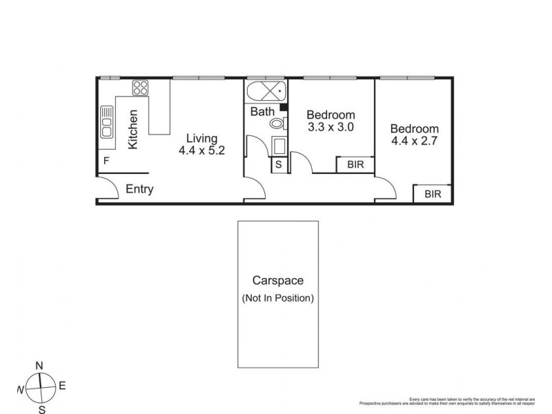 13/31 Norwood Street, Flemington VIC 3031 Floorplan