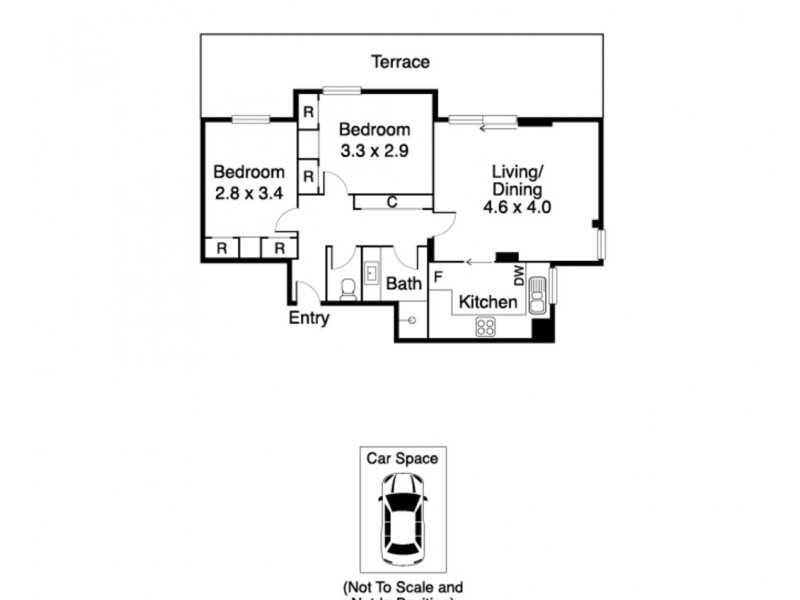 17/171 Flemington Road, North Melbourne VIC 3051 Floorplan