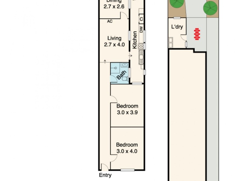 47 Miller Street, West Melbourne VIC 3003 Floorplan