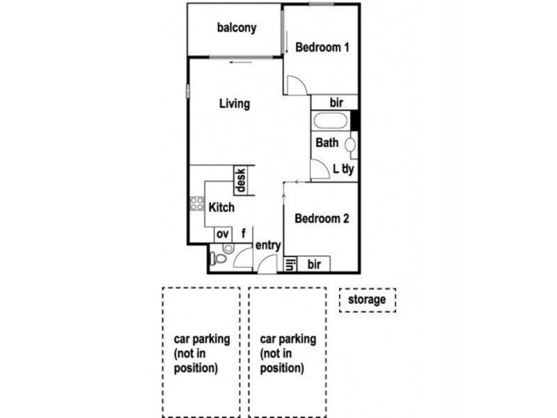 107/493 Victoria Street, West Melbourne VIC 3003 Floorplan