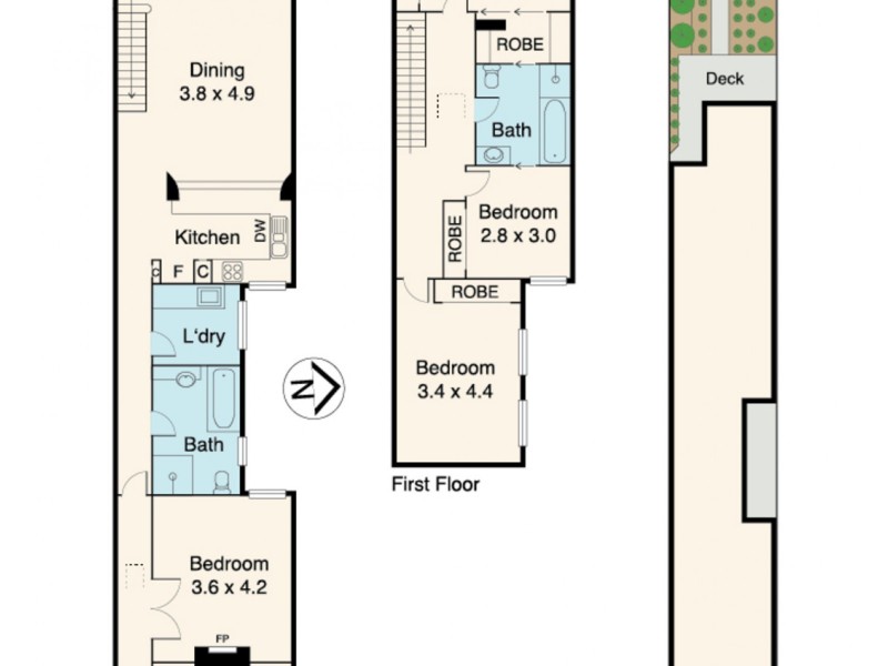 105 Wilson Street, Princes Hill VIC 3054 Floorplan
