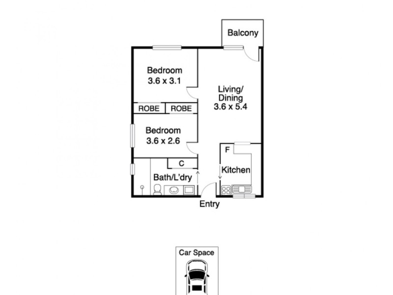 7/43 Haines Street, North Melbourne VIC 3051 Floorplan