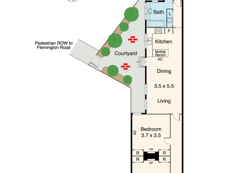 504 Dryburgh Street, North Melbourne VIC 3051 Floorplan