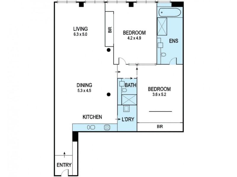 7/11 Anderson Street, West Melbourne VIC 3003 Floorplan