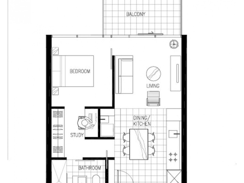 105/97 Flemington Road, North Melbourne VIC 3051 Floorplan
