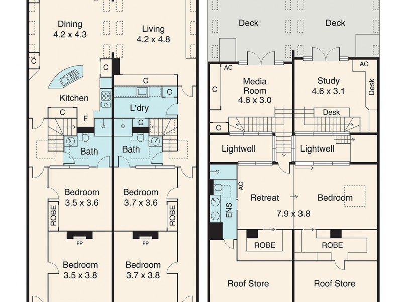 17-19 Carroll Street, North Melbourne VIC 3051 Floorplan