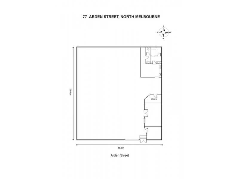 77 Arden Street, North Melbourne VIC 3051 Floorplan