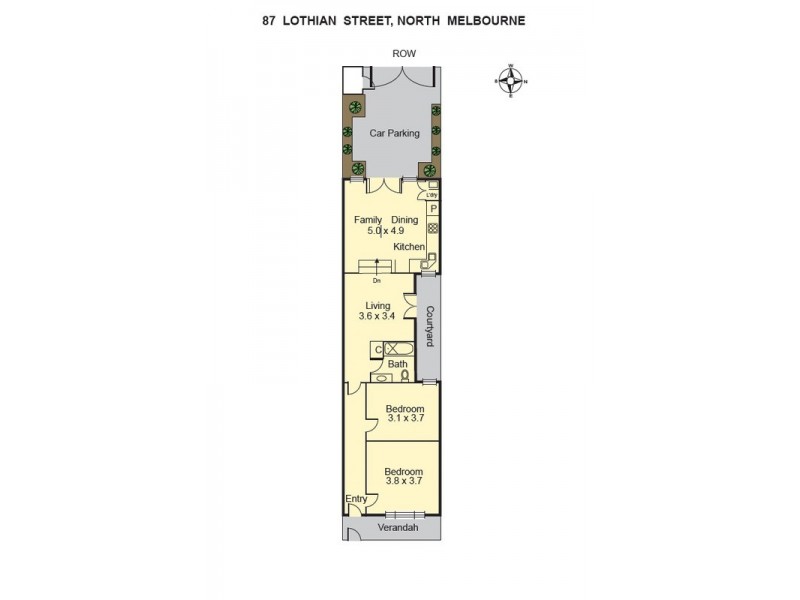 87 Lothian Street, North Melbourne VIC 3051 Floorplan