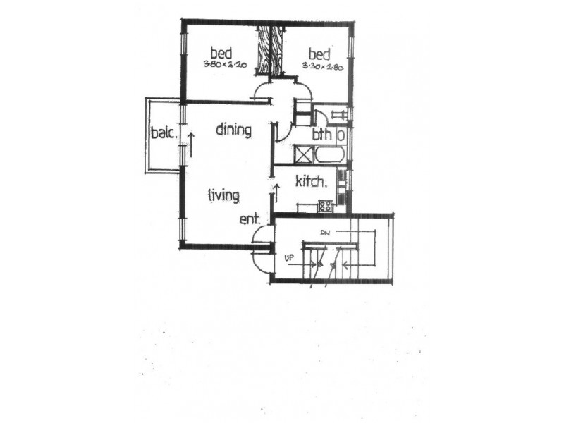 8/678 Lygon Street, Carlton North VIC 3054 Floorplan