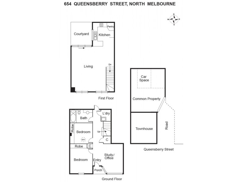 654 Queensberry Street, North Melbourne VIC 3051 Floorplan