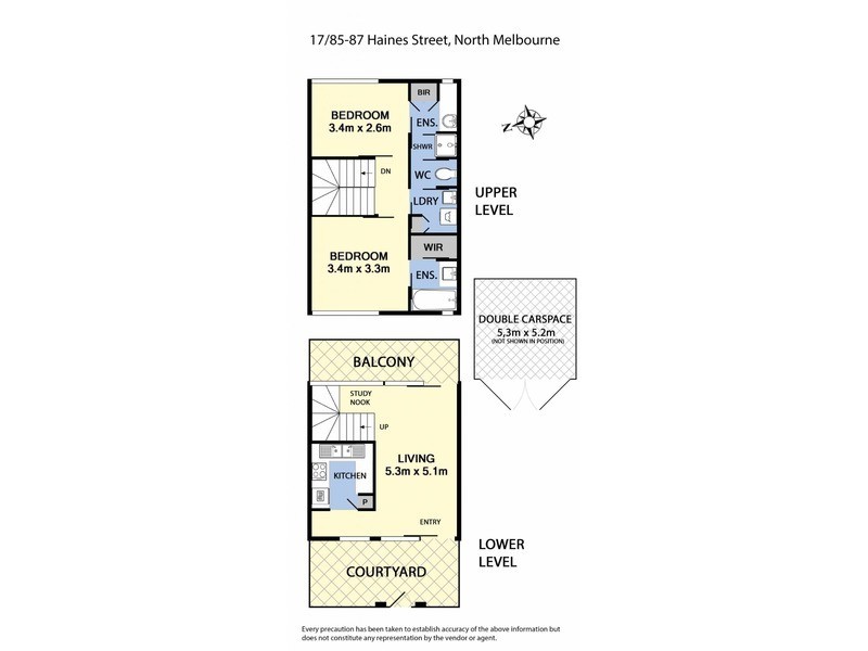 C17/85 Haines Street, North Melbourne VIC 3051 Floorplan