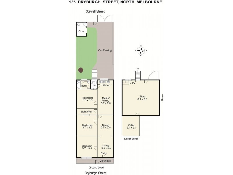 135 Dryburgh Street, North Melbourne VIC 3051 Floorplan