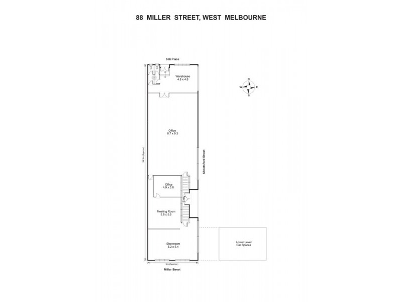 88 Miller Street, West Melbourne VIC 3003 Floorplan
