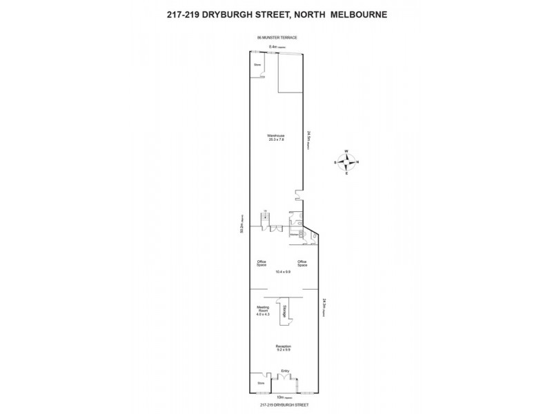 217-219 Dryburgh Street, North Melbourne VIC 3051 Floorplan