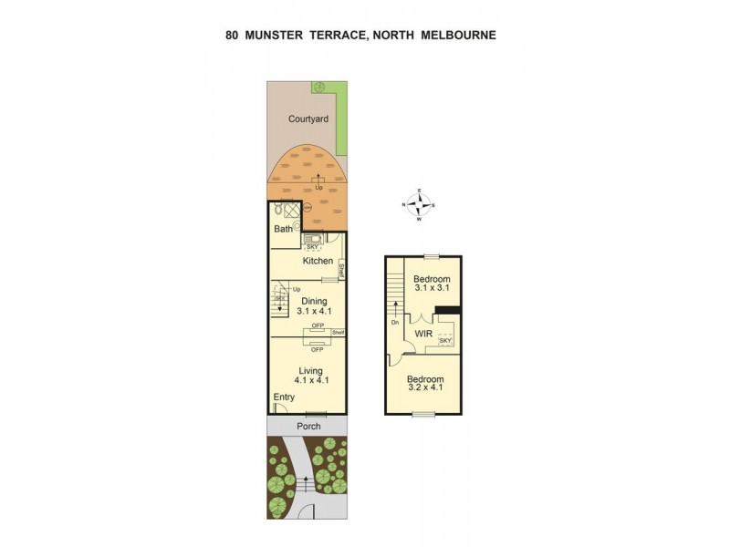 80  Munster Terrace, North Melbourne VIC 3051 Floorplan
